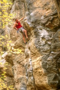 rock climbing at crawdad canyon