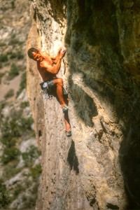 rock climbing the wailing wall Utah